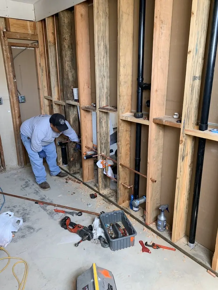 Commercial rough-in plumbing for Gas Line Repair in Middleton